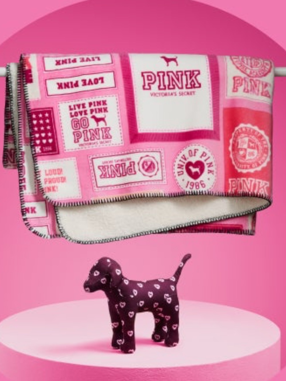 NWT VICTORIA’S SECRET Coxy Blanket + Plush mini dog